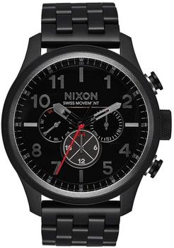 Nixon The Kensington Leather All Black Nixon The Kensington Leather All Black