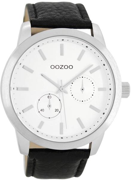 Oozoo C8578 Herrenuhr im Chrono-Look Schwarz 47 mm