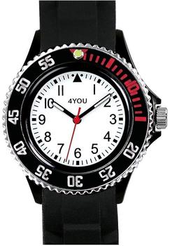 4you Herren Uhr Armbanduhr Analog Quarz Silikon 250005002