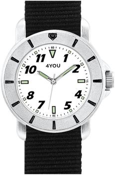 4you Unisex Uhr Armbanduhr Analog Quarz Nylon 250002005