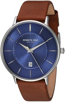 Kenneth Cole New York Herren Uhr Armbanduhr Leder KC15097001