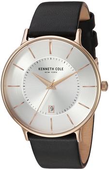 Kenneth Cole New York Herren Uhr Armbanduhr Leder KC15097002
