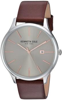 Kenneth Cole New York Herren Uhr Armbanduhr Leder KC15096003