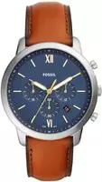 Fossil FS5453, Fossil Neutra (Chronograph, 44 mm) (FS5453) Braun/Blau