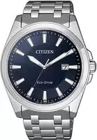 Citizen Solaruhr Armbanduhr, Herrenuhr, Datum, Saphirglas, Edelstahlarmband