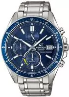 CASIO EDIFICE Chronograph Solaruhr, Armbanduhr, Herrenuhr, Edelstahlarmband,