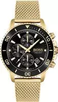 Boss 1513906, Boss Admiral 1513906 Herrenarmbanduhr Schwarz male, Geh&auml;use aus