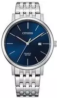 Citizen Quarzuhr Armbanduhr, Herrenuhr, Edelstahlarmband, Datum