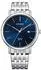 blau, Edelstahl, silberfarben: Citizen Herrenuhr BI5070