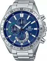 CASIO EDIFICE Chronograph Quarzuhr,Armbanduhr,Herrenuhr, Edelstahlarmband, bis 10bar