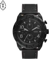 Fossil FS5874, Fossil Fs5874 42mm 5atm Quartz Analogical Watch Schwarz Mann Black /