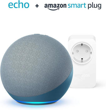 Amazon Echo (4. Generation) blau/grau + Amazon Smart Plug