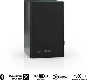 Nubert nuPro XS-3000 RC schwarz – Vielseitige Anschlussmöglichkeiten und Steuerung