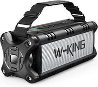 W-king D8-BLK/S, W-king Głośnik Przenośny głośnik bezprzewodowy D8 czarno-