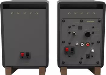 Onkyo GX-10DB Black – Aktives 2-Wege-System für Regal oder Schreibtisch