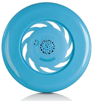 Lenco AFB-100BU Bluetooth-Lautsprecher 1.0 (Bluetooth, 2 W, Wasserfeste Bluetooth Frisbee mit Lautsprechern - 20m Sound-Reichweite), Blau