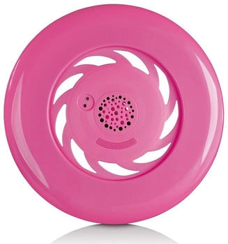 Lenco AFB-100PK Bluetooth-Lautsprecher 1.0 (Bluetooth, 2 W, Wasserfeste Bluetooth Frisbee mit Lautsprechern - 20m Sound-Reichweite), Pink
