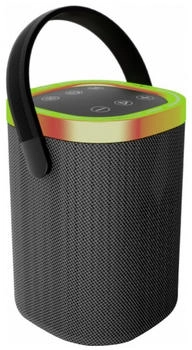 Gembird SPK-BT-LED-06 Bluetooth® Lautsprecher Schwarz