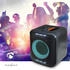 Nedis Bluetooth-Party-Lautsprecher - max. Batteriespielzeit: 5 Std - 150 W - Tragegriff - Partylicht - Verknüpfbar - Equalizer - Orange/Schwarz