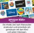 Amazon Echo Dot (5. Generation, 2022) Kids Regenbogenwirbel-Design