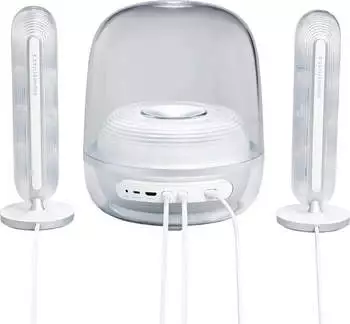 Harman-Kardon Harman/Kardon Soundsticks 5 Stereo-Subwoofer-System weiß – Harman-Kardon Harman/Kardon Soundsticks 5 Stereo-Subwoofer-System weiß für beeindruckenden Raumklang