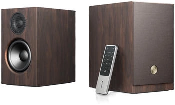 Audio Pro A28 W Multiroom-Regallautsprecher in Walnuss