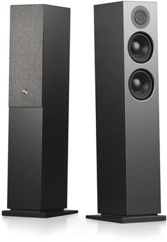 Audio Pro A48 W Wireless Multiroom-Standlautsprecher in Schwarz