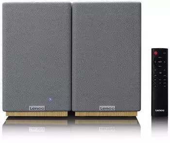 Lenco Aktiv 2x40W Wood BT opt.In USB AUX Braun