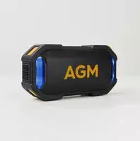 AGM Mag Rock IPX7 Bluetooth Party Lautsprecher 8 W Schwarz Orange Akku 10 h