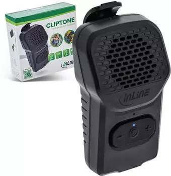 InLine ClipTone (10 h), Bluetooth Lautsprecher, Schwarz