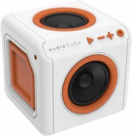 Allocacoc audioCube Portable weiß/orange
