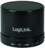 LogiLink Bluetooth Lautsprecher mit MP3-Player schwarz
