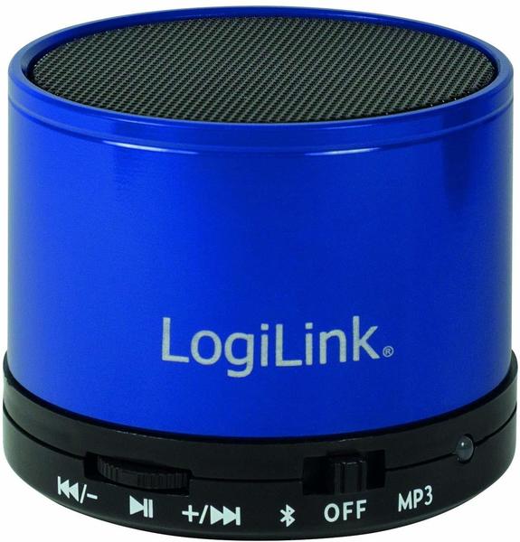LogiLink Bluetooth Lautsprecher mit MP3-Player blau