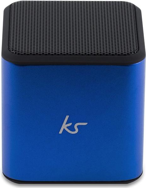 Kitsound Cube Bluetooth Lautsprecher blau