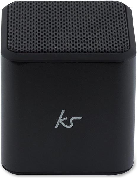 Kitsound Cube Bluetooth Lautssprecher schwarz