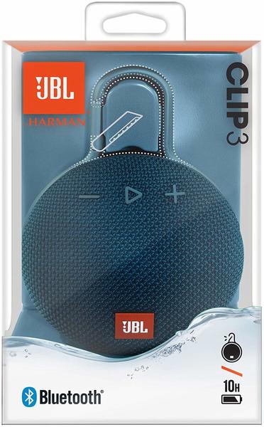 Bluetooth Lautsprecher Energiemerkmale & Eigenschaften JBL Clip 3 blau