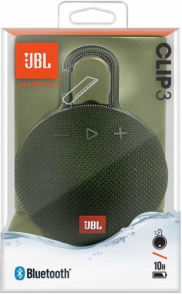 Clip 3 grün Ausstattung & Allgemeine Daten JBL Audio JBL Clip 3 grün
