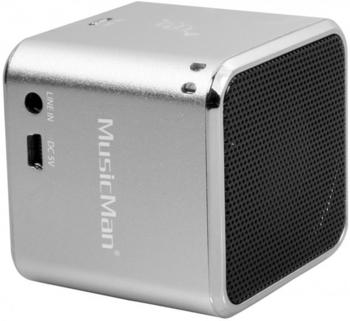 Technaxx MusicMan Mini Wireless Soundstation BT-X2 silber