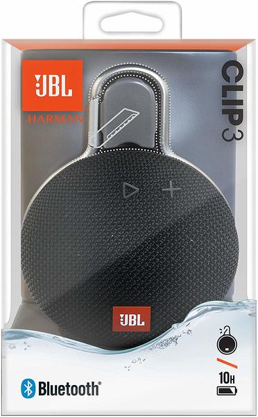 Clip 3 schwarz mobile Lautsprecher Ausstattung & Eigenschaften JBL Audio Clip 3 schwarz