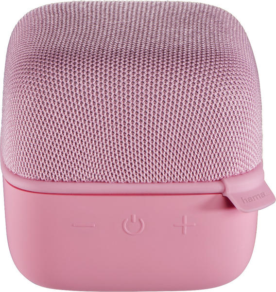 Hama Mobiler Bluetooth-Lautsprecher Cube rosa