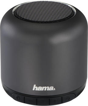 Hama Mobiler Bluetooth-Lautsprecher Steel Drum"" anthrazit