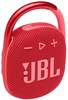 JBL JBLCLIP4RED, JBL Clip 4 Bluetooth Lautsprecher Wasserdicht IP67 (Rot)