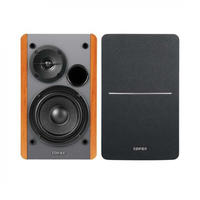 R1280Ts - 2.0 4" Active Bookshelf Speakers - 42W - Brown