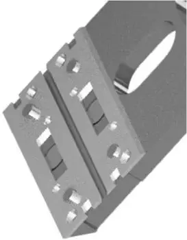 Ulmia Wechselmesser 10 Stück, Lochabstand 32mm (197.135)