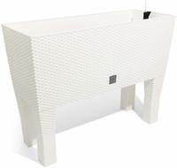 PROSPERPLAST Blumenkasten mit Bew&auml;sserungseinsatz in Rattan-Optik "Rato Case High"
