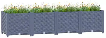 vidaXL Hochbeet 160x40x38cm Polypropylen (310404)