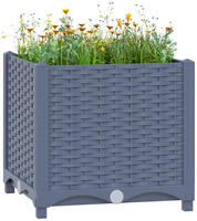 vidaXL Hochbeet 40x40x38 cm Polypropylen
