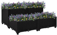 Hochbeet 80x80x38 Cm Polypropylen Vidaxl