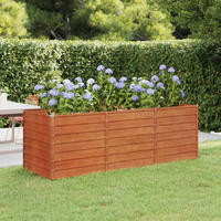 Hochbeet Rostig 240x80x77 Cm Cortenstahl Vidaxl