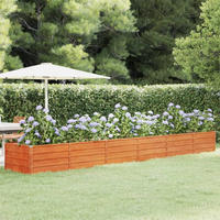Hochbeet Rostig 480x80x45 Cm Cortenstahl Vidaxl